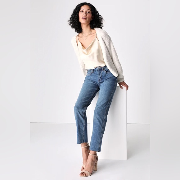 Free People Curvy High-Rise Vintage | CRVY High-Rise Vintage Straight Jeans - Picture 6 of 10